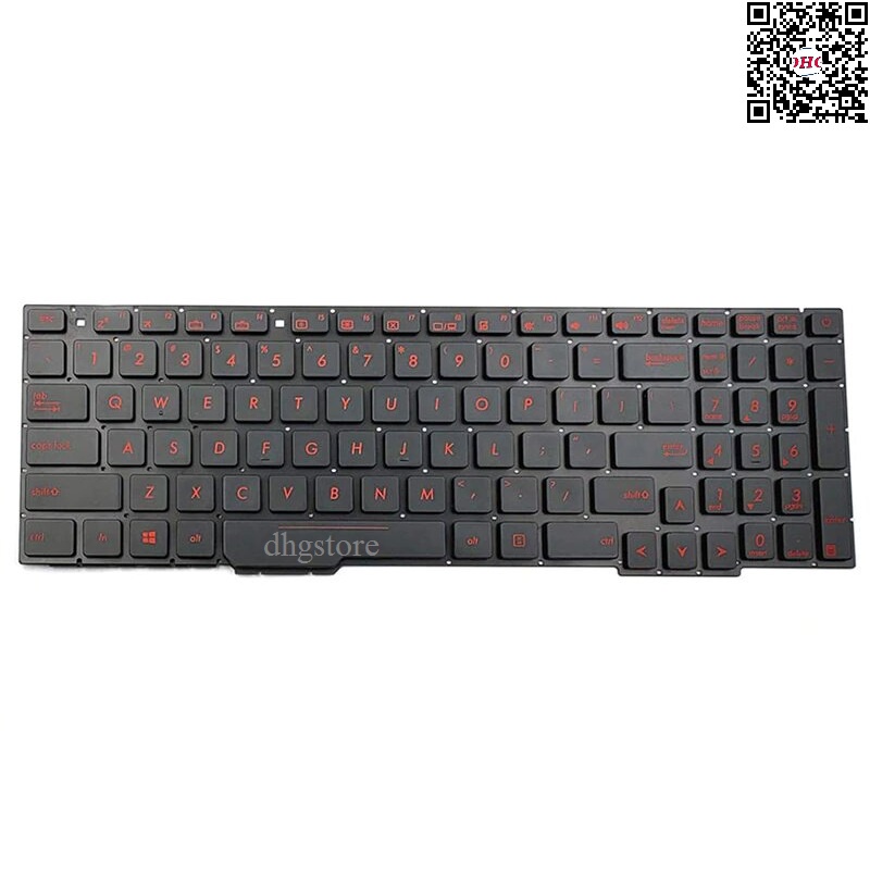 Bàn phím laptop Asus ROG Strix GL553, GL553VE, GL553VD, GL553VW, GX553, FX753VD, FX53VD, ZX53V, ZX73, FZ53V Cáp Đèn Lớn
