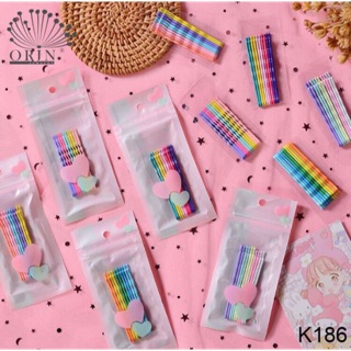 Set 10 kẹp tăm đủ màu cho nàng nữ tính