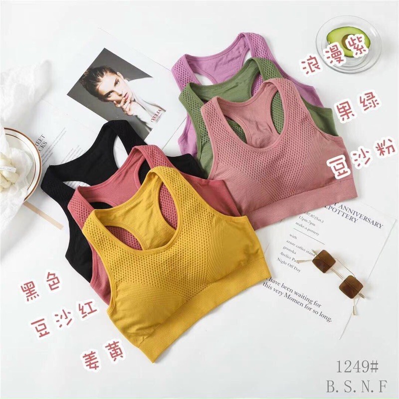 [ KÈM ẢNH THẬT ] Bra Thể Thao Basic Trơn