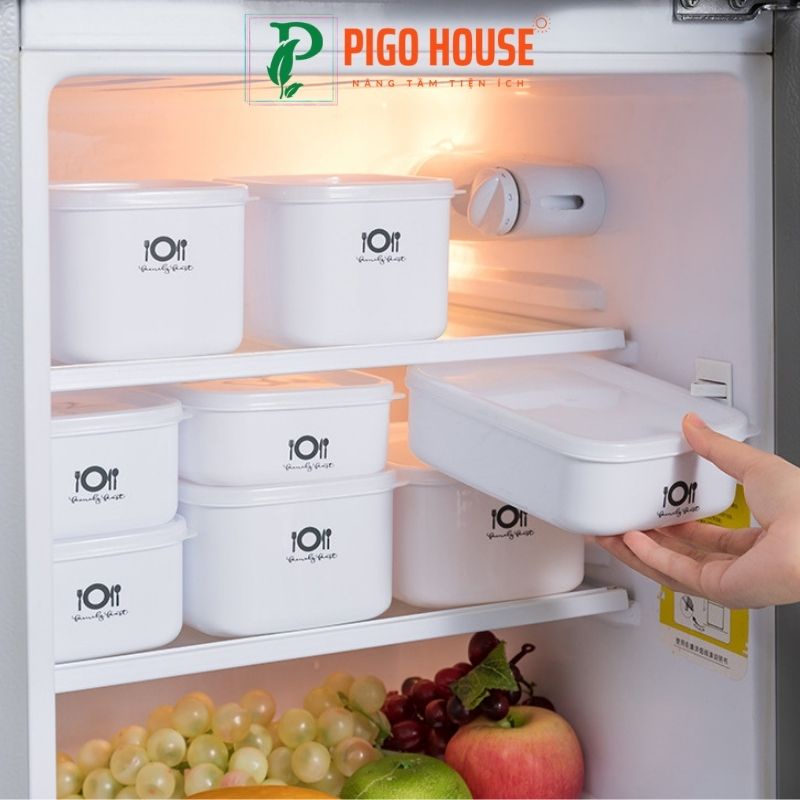 Hộp đựng thực phẩm tủ lạnh, Hộp trữ đông bảo quản đồ ăn chất liệu nhựa tupperware cao cấp an toàn quay lò vi sóng