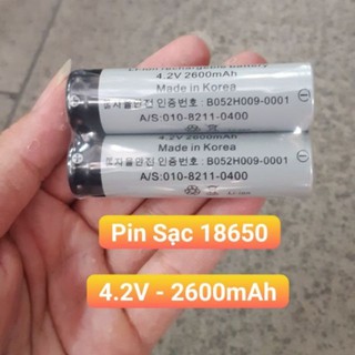 1 viên pin sạc 28650, 4v2, 2600mah