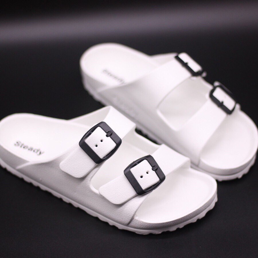 [Xả kho] Dép Duwa 2 quai nhựa nam nữ dép quai ngang 2 khóa hai quai - giày dép sandal unisex xuất khẩu