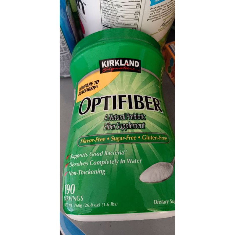 Bột hòa tan bổ sung chất xơ Kirkland Optifiber