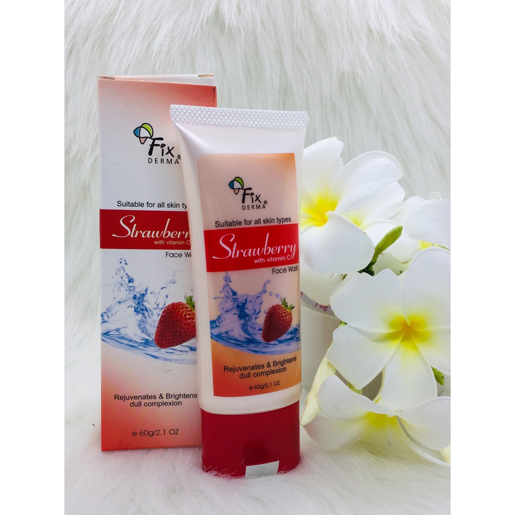 SỮA RỬA MẶT FIXDERMA STRAWBERRY FACE WASH 60G