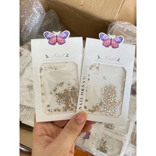 Đá Khối Trái Tim Mini Gắn Móng