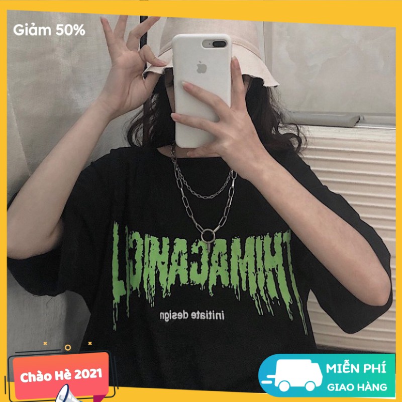 Áo thun tay lỡ form rộng Nam Nữ, áo phông Nữ Nam form rộng Unisex A25