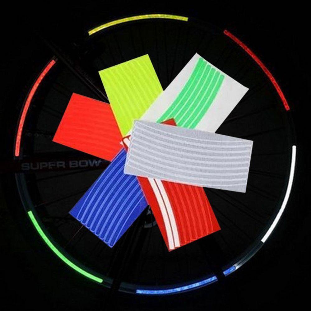 LANFY Miếng Dán Viền Bánh Xe Đạp / Xe Máy Phản Quang An Toàn