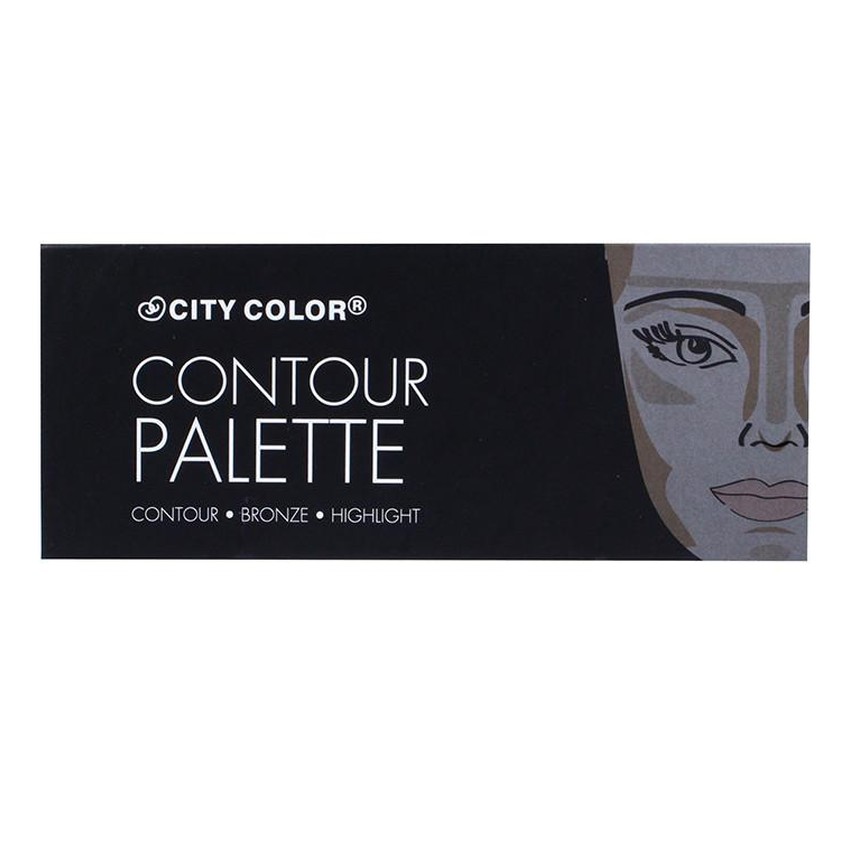 Phấn Tạo Khối City Color 3 ô Contour Effects 100g