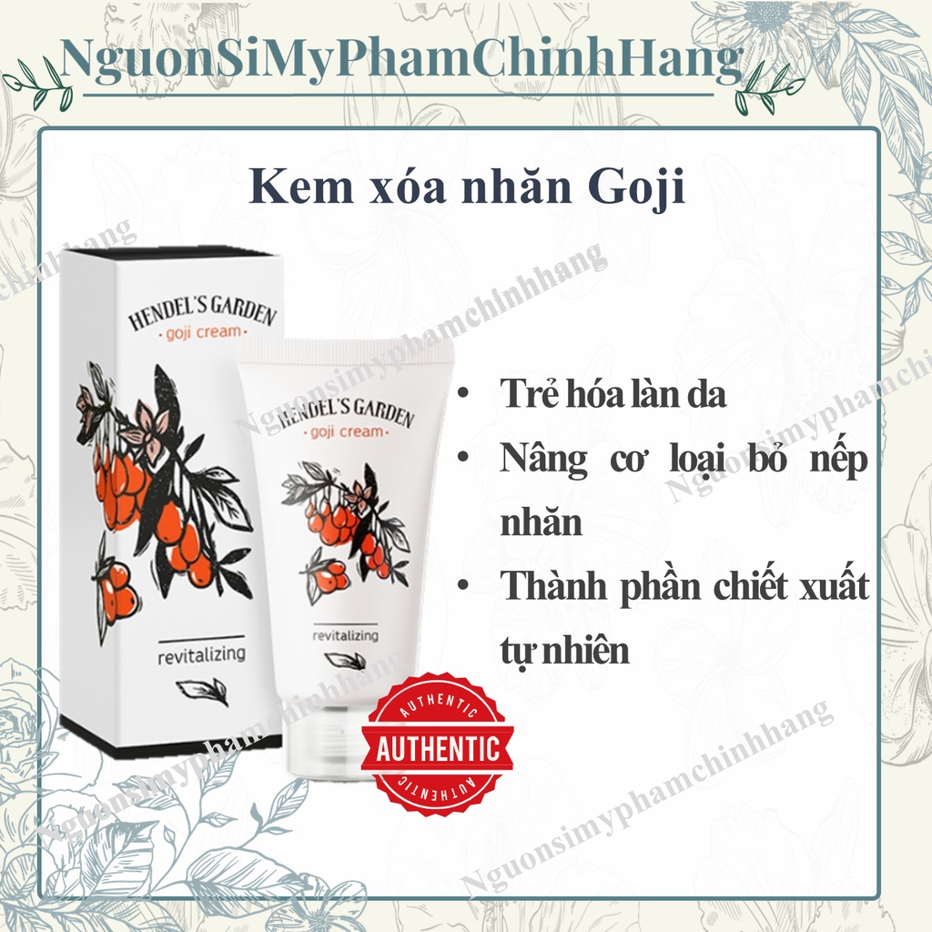 Goji Cream Chính Hãng Mẫu Mới. Giúp Nâng Cơ, Giảm Nếp Nhăn, Giúp Da Căng Mịn