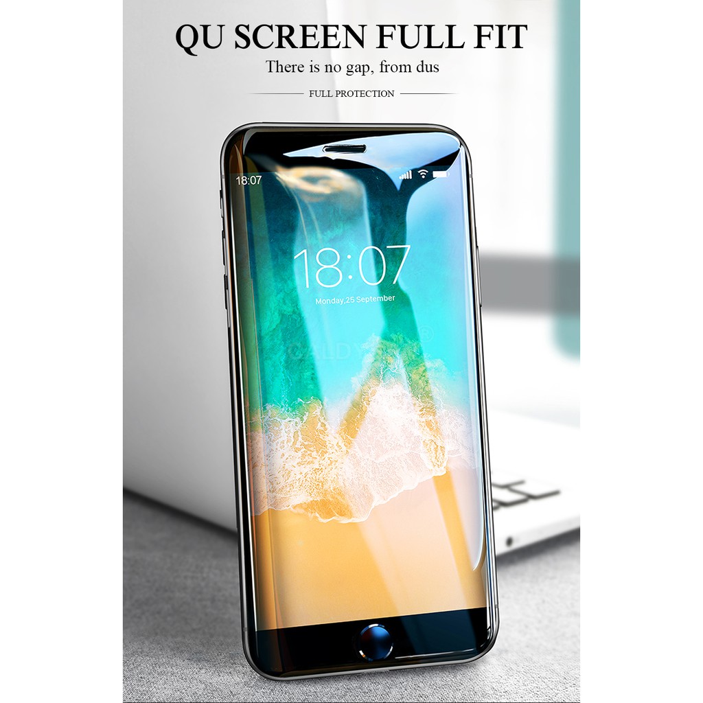 Kính cường lực viền cong 11D bảo vệ màn hình thích hợp cho iPhone 7 8 6 6S Plus 11 X XR XS Max