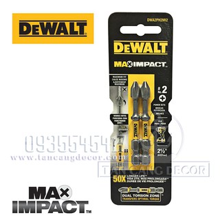 Bộ 2 Mũi Bắt Vít Dewalt MAXIMPACT - A140003