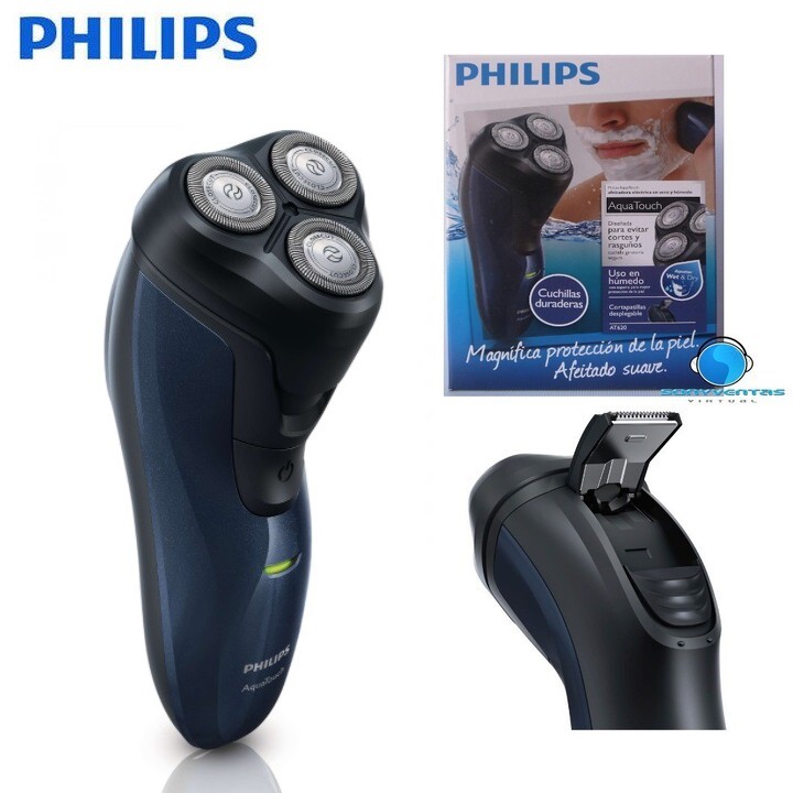 Máy cạo râu thương hiệu cao cấp Philips AT620 - Hàng Nhập Khẩu Chính Hãng (Bảo hành chính hãng: 24 THÁNG)