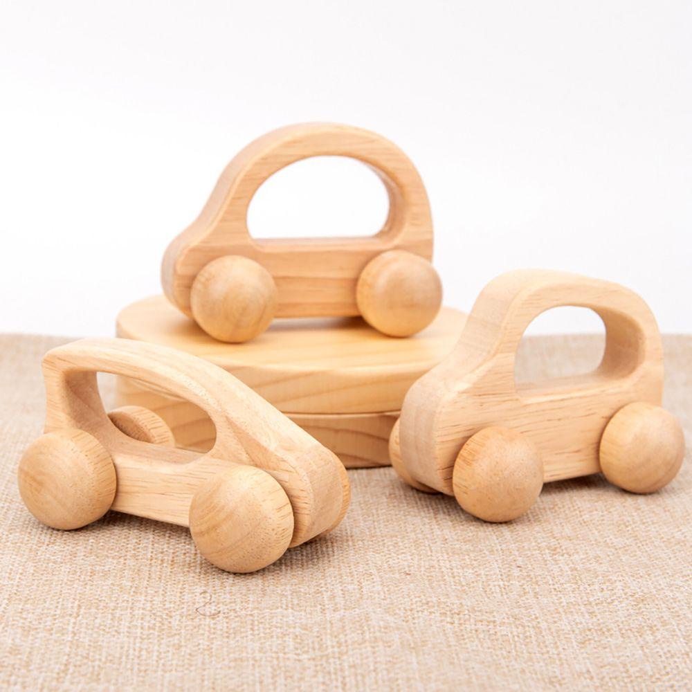 CHOOKEY Xe Đẩy Bằng Gỗ Họa Tiết Hoạt Hình Theo Phương Pháp Montessori