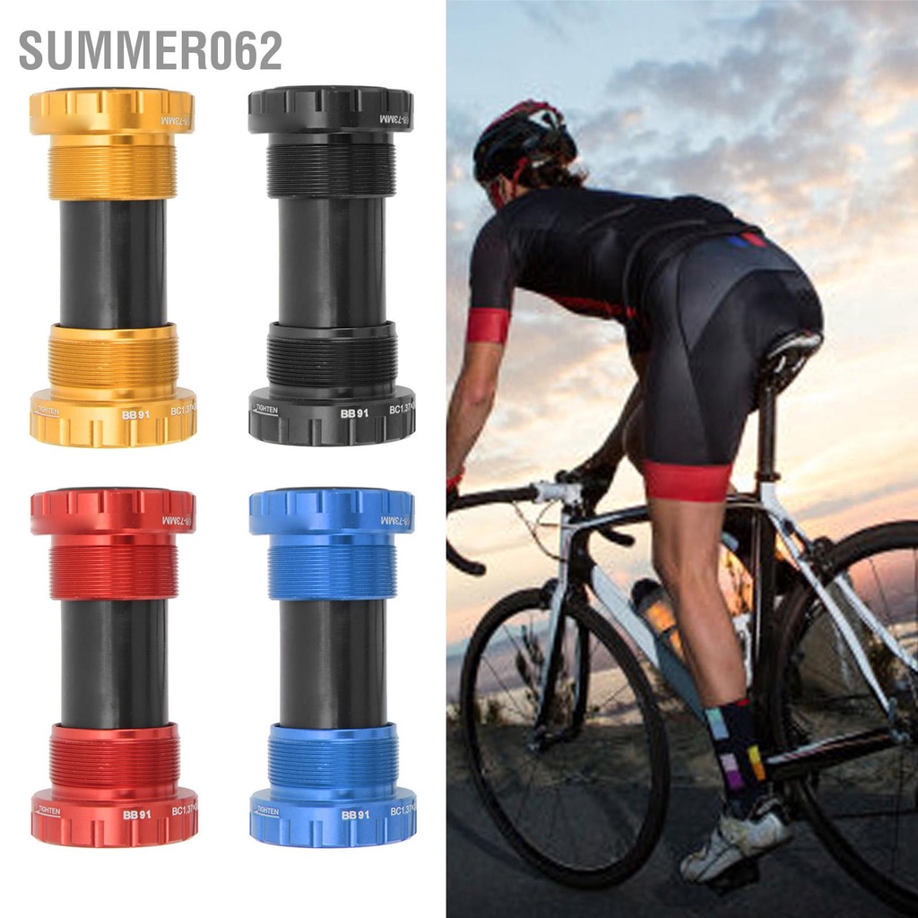 Summer062 Giá đỡ dưới cùng của xe đạp có ren LeBycle Gia công bằng máy CNC BB91 leo núi để đi ngoài trời