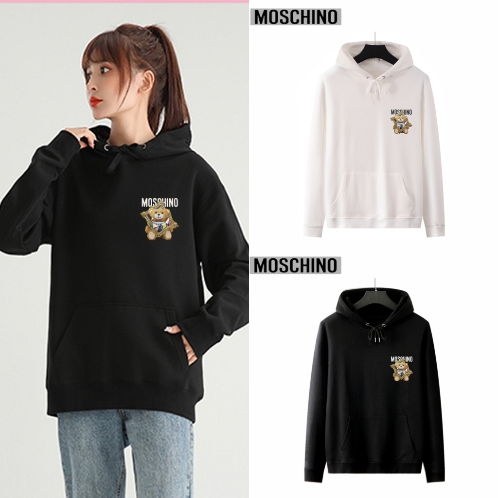 Áo Hoodie Moschino In Chữ Thời Trang Cho Cặp Đôi # 121