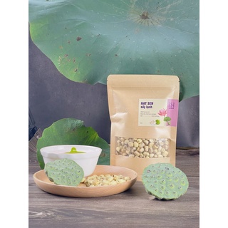 Hạt sen Huế sấy lạnh 500g, thơm, bùi. Dùng nấu chè, nấu súp
