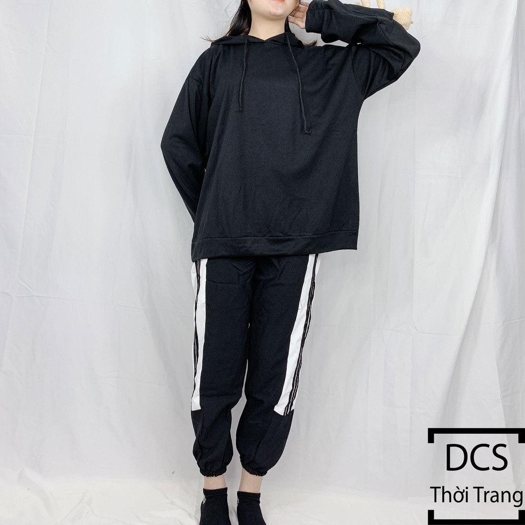 Áo Hoodie Tay Gấy Bông Mũ Có Tai Xưởng May DCS