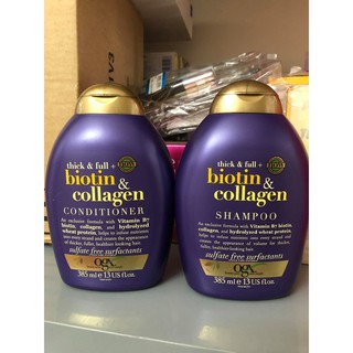 Gội xả Biotin 385ml * 2 chai gội xả