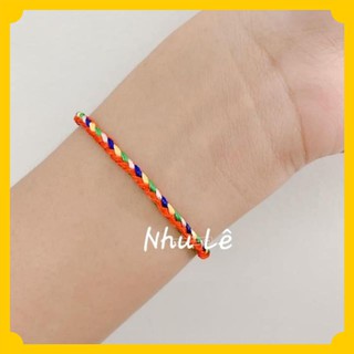 VÒNG CHỈ NGŨ SẮC LÀM THEO KÍCH THƯỚC TAY