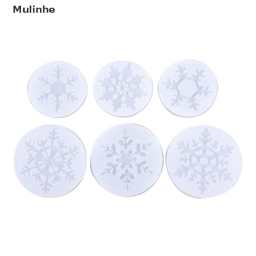 Khuôn silicon làm bánh kẹo/ đồ chơi hình bông tuyết 3D độc đáo tiện lợi