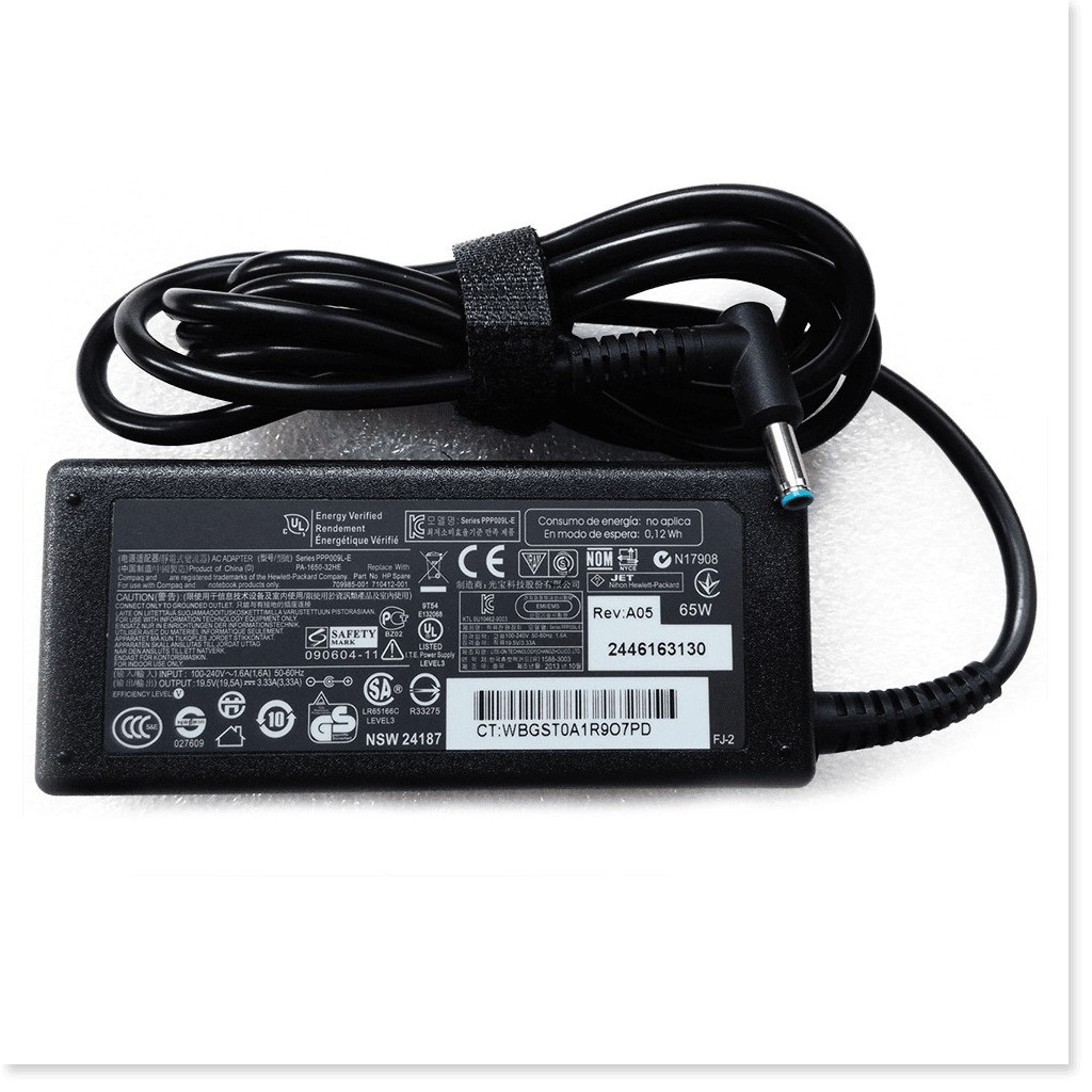 Sạc  Laptop HP (các loại) 19.5V 3.33A 65W chuẩn cắm 4.5*3.0mm