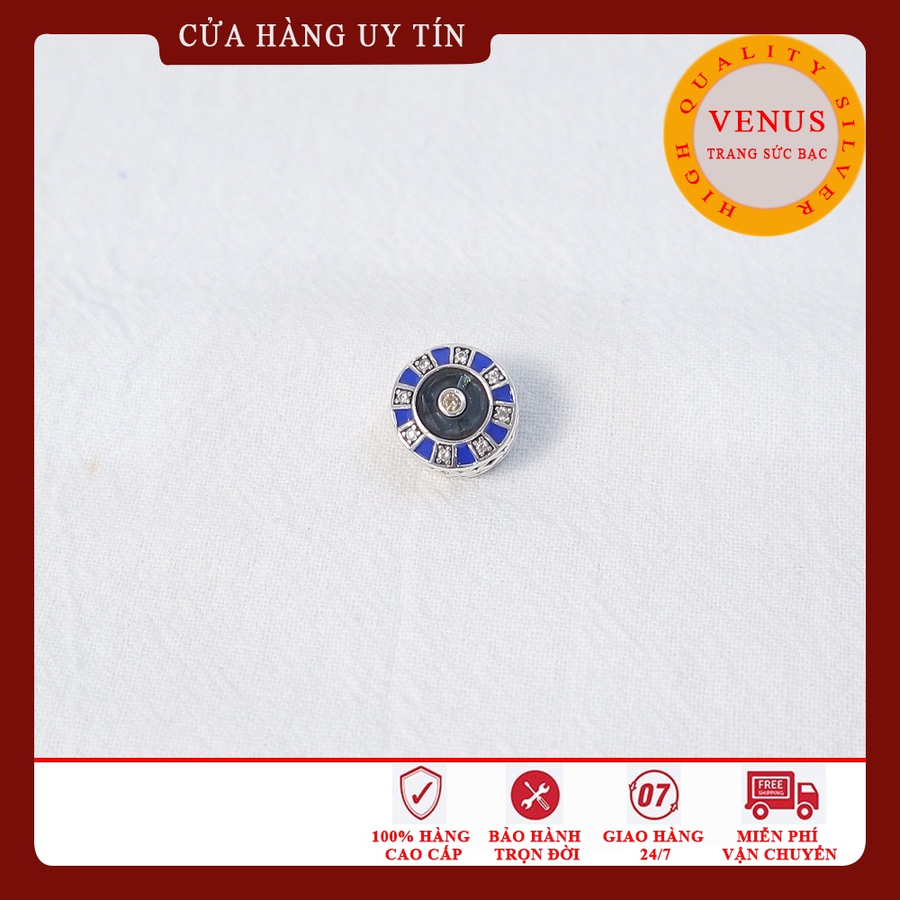 [Charm bạc 925 cao cấp] Charm bạc cầu xoắn xanh- Mã sản phẩm VENUSCXX