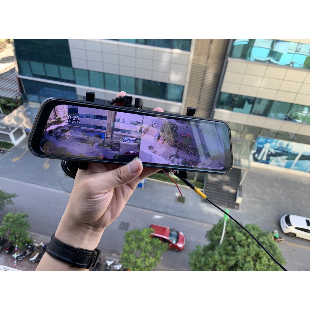 Cam Hành Trình Kẹp Gương X10 full màn 10inh CAO CẤP [ Bảo Hành 12 tháng ] | BigBuy360 - bigbuy360.vn