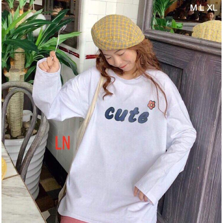 [FREESHIP ĐƠN TỪ 50K] Áo thun Cute hoa ngực tay suông LNG1119