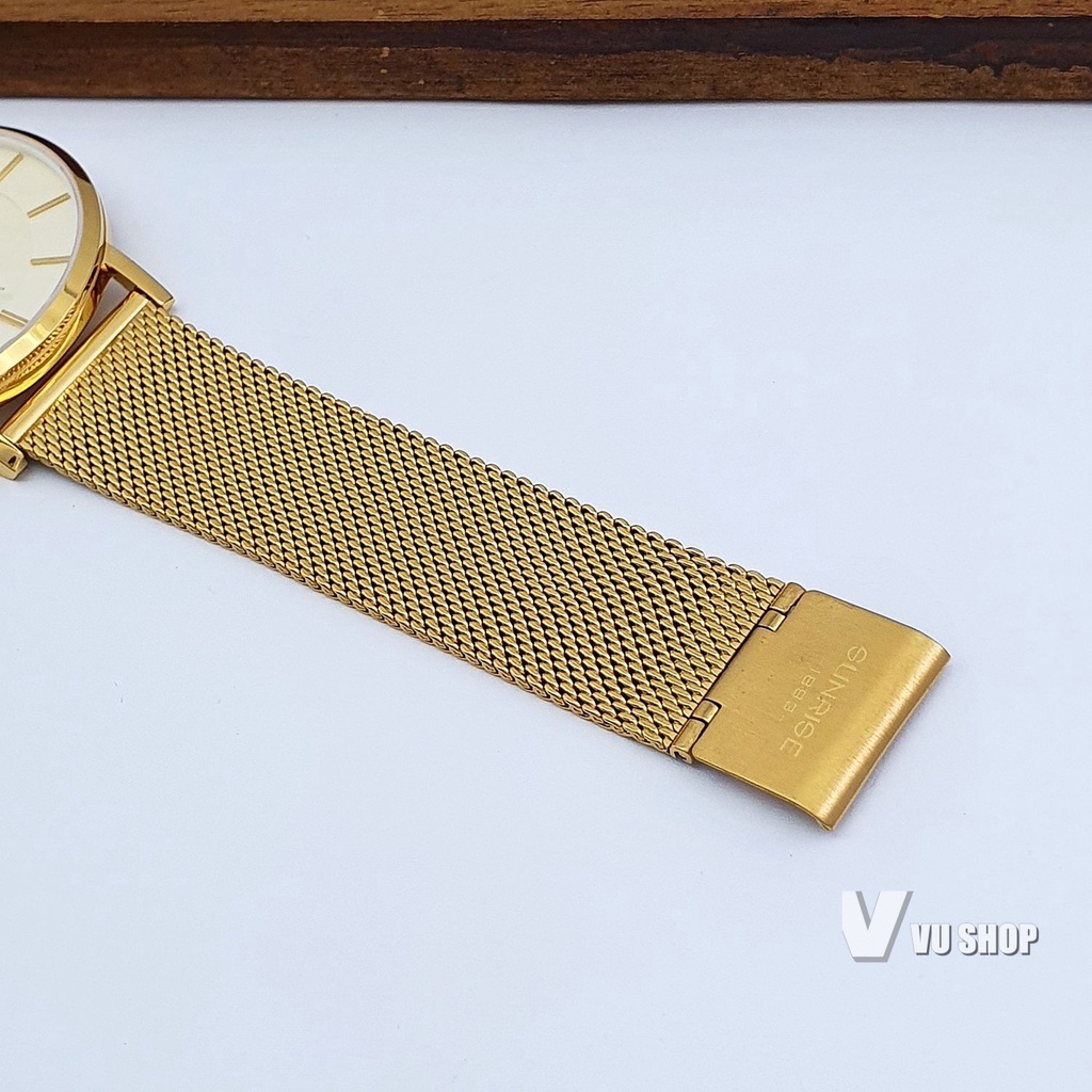 Đồng hồ nam SUNRISE 1237SA - 2 Lịch, Kính sapphire