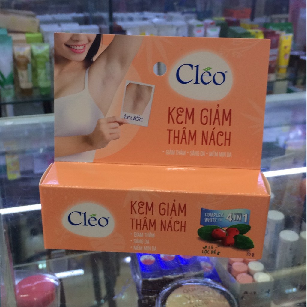 Kem Giảm Thâm Nách Và Khử Mùi Cleo Giúp Sáng Da, Mềm Mịn, Thơm Mát 35g