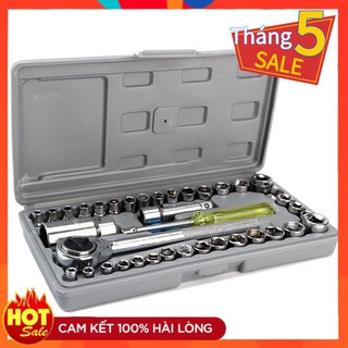 Bộ dụng cụ sửa chữa đa năng 40 món cho xe máy, oto - dụng cụ sửa xe