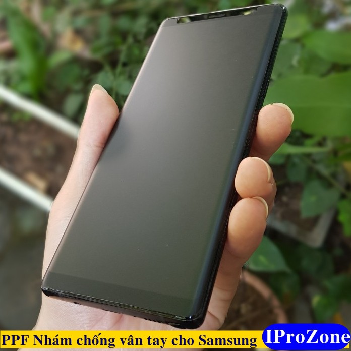 Dán PPF nhám chống vân tay dành cho Samsung Note 10 Plus , Note 8 , Note 9 , S10 Plus mặt trước sau