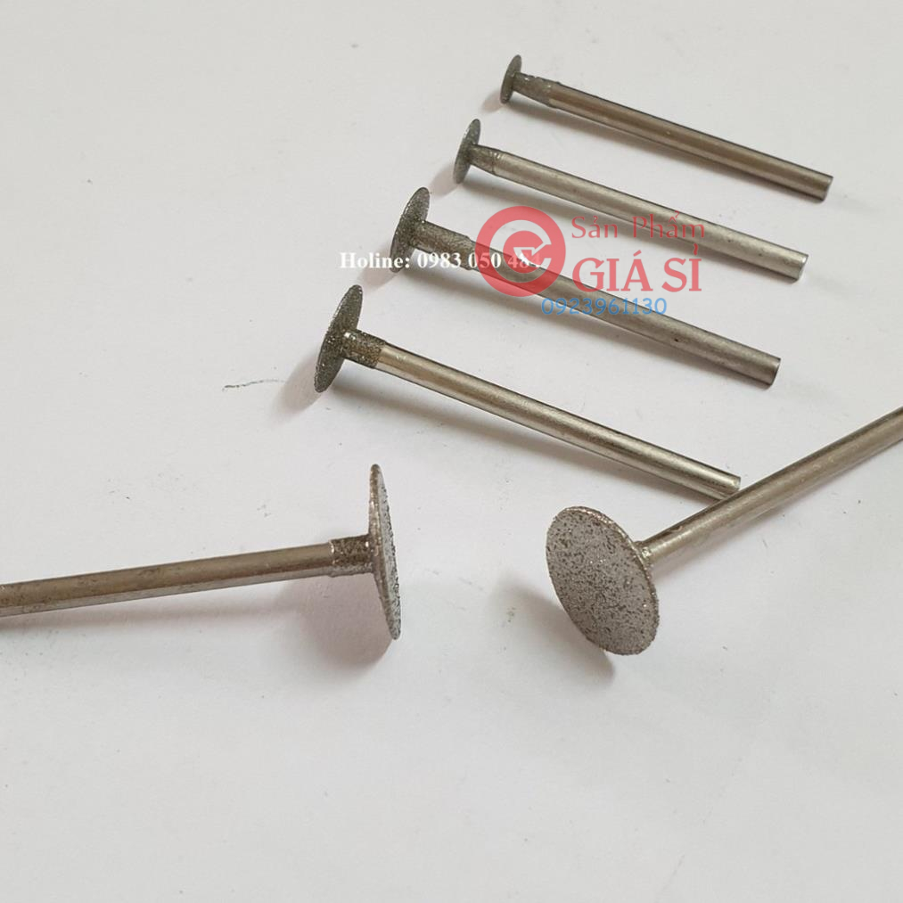 mũi khắc đá , mũi mài kim cương chân trụ 3mm mũi mài chữ T ❤️freeship❤️