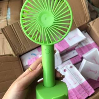 QUẠT MINI CẦM TAY CÓ ĐẾ ĐỂ BÀN