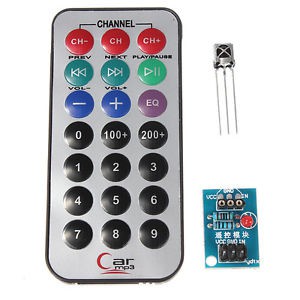 [Mã ELFLASH3 hoàn 10K xu đơn 20K] Module Remote hồng ngoại + Đầu thu IR1838