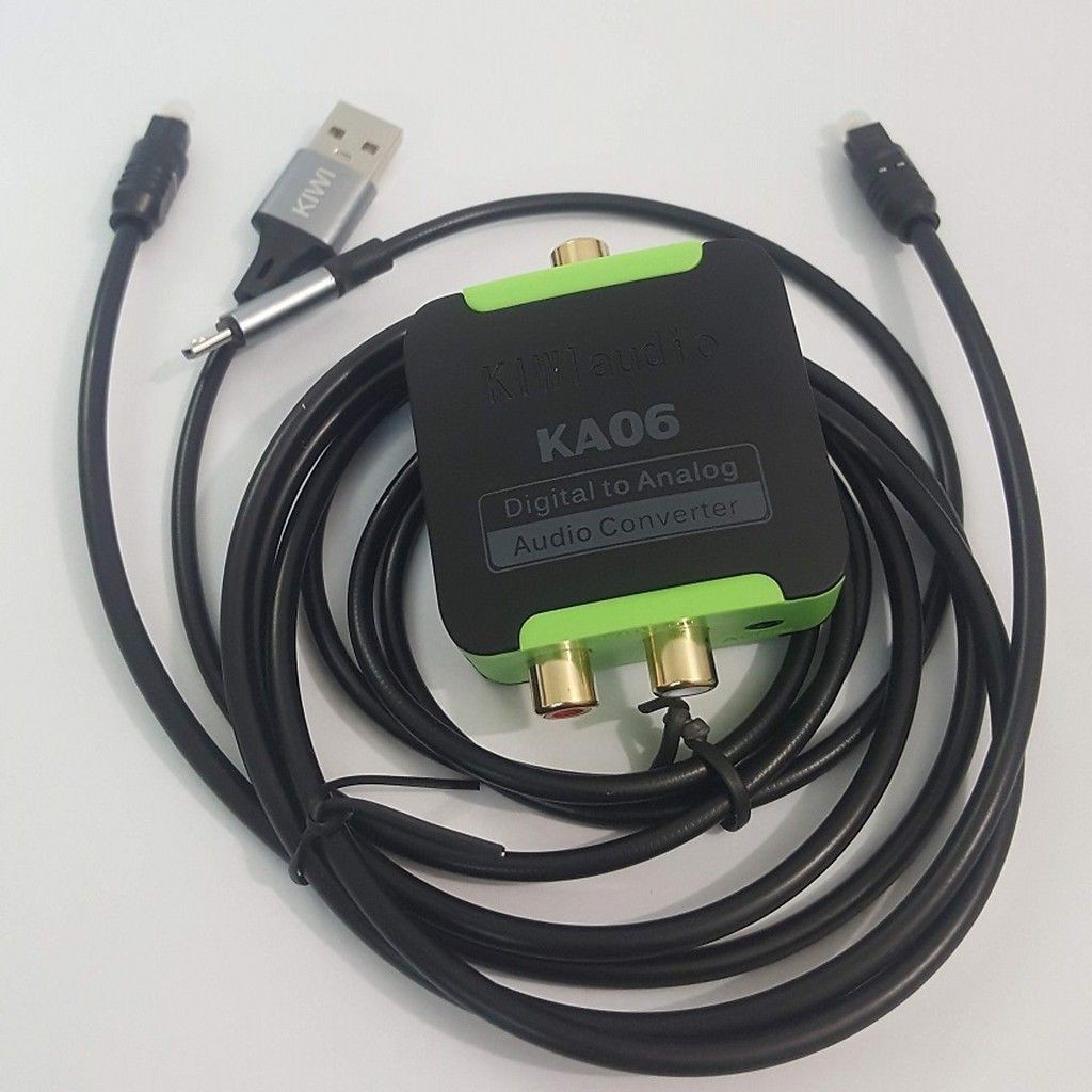 Bộ chuyển âm thanh TV 4K quang optical sang audio AV ra amply KIWI Ka03 Pro Ka06 Ka08 Kx6- Hàng Chính hãng