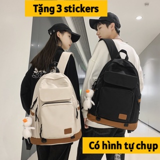 Balo Ulzzang nam nữ cao cấp, đi học, đi du lịch, balo đựng lap 15.6 inch, cặp chống nước, balo Hàn Quốc 2024