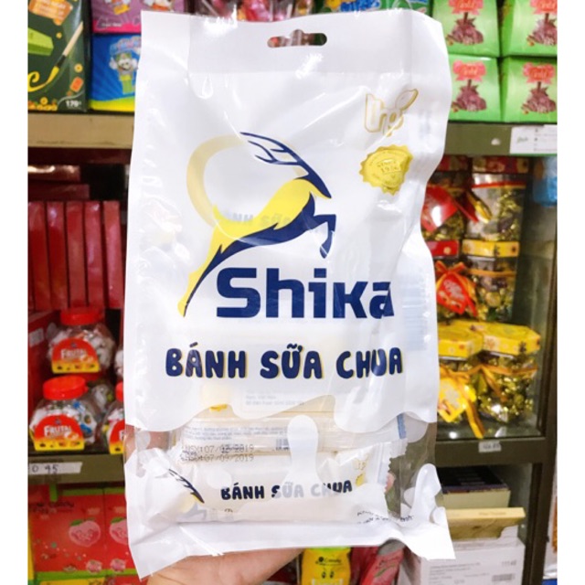 BÁNH SỮA CHUA SHIKA GÓI 160G ăn vặt