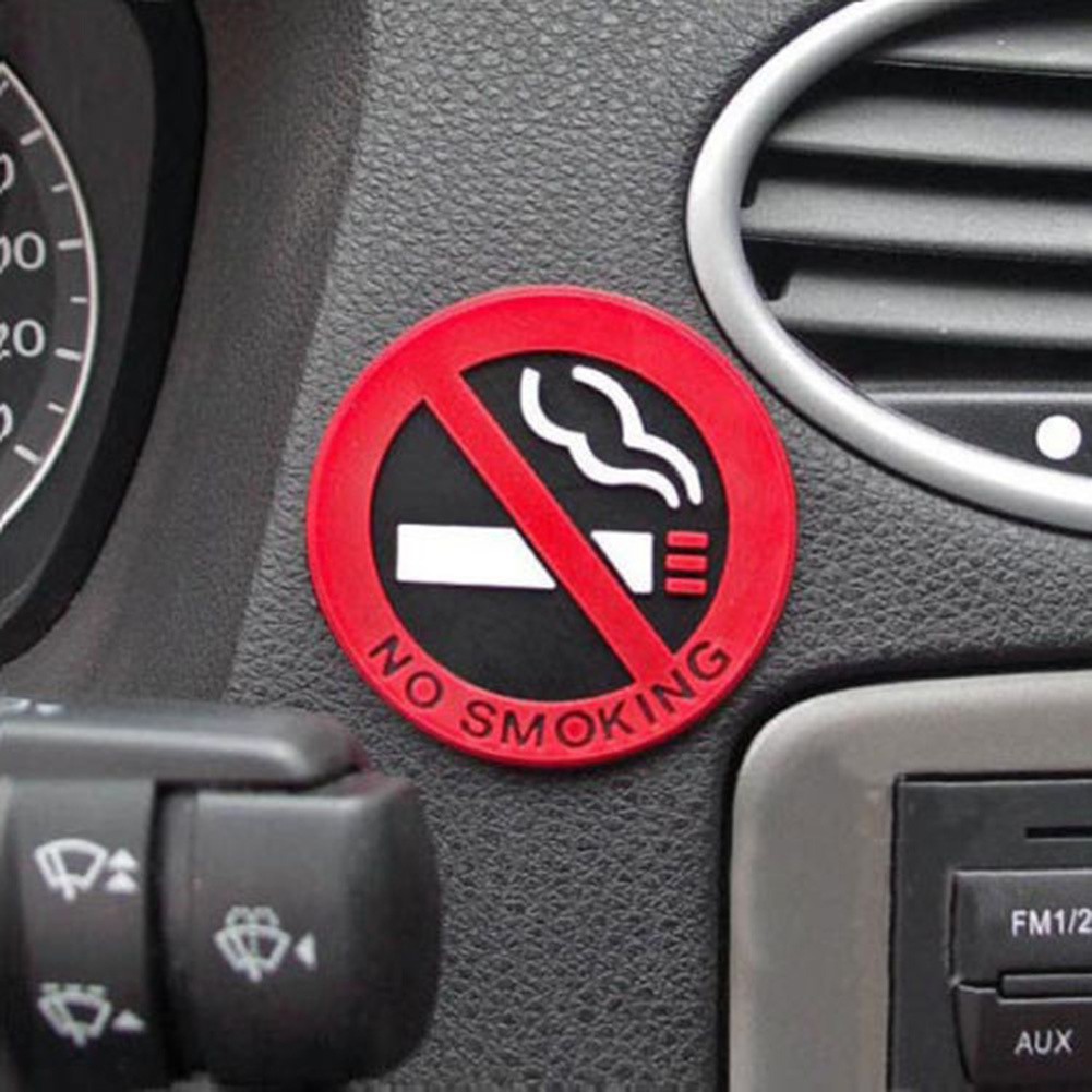 10 Miếng Dán Cảnh Báo &Quot; No Smoking &Quot; Cho Xe Hơi Văn Phòng