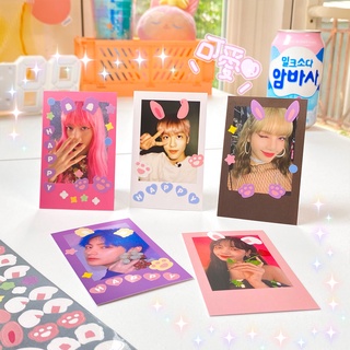 Sticker Tai Thỏ trang trí sổ và toploader