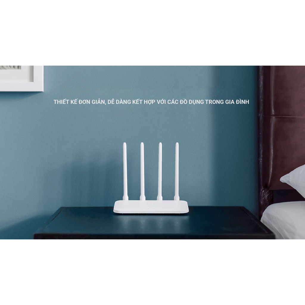 Bộ Phát Sóng Wifi Tốc Độ Cao Xiaomi Mi Router 4C Bản Quốc Tế - Hàng Chính Hãng