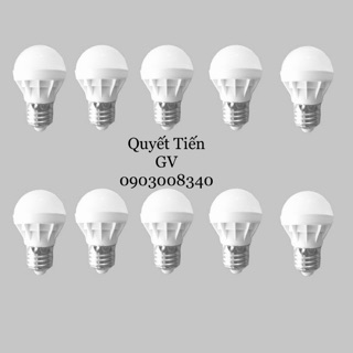 Combo 10 Bóng Đèn LED 3W Giá Siêu Khuyến Mãi