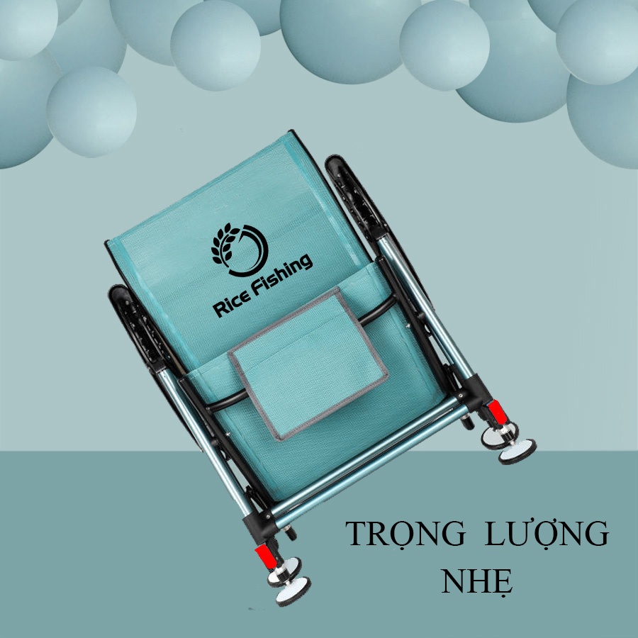 Ghế Săn Hàng Rice Fishing Chuyên Dụng Câu Đài Câu Đơn trọng lượng nhẹ, giải quyết mọi địa hình KK-40