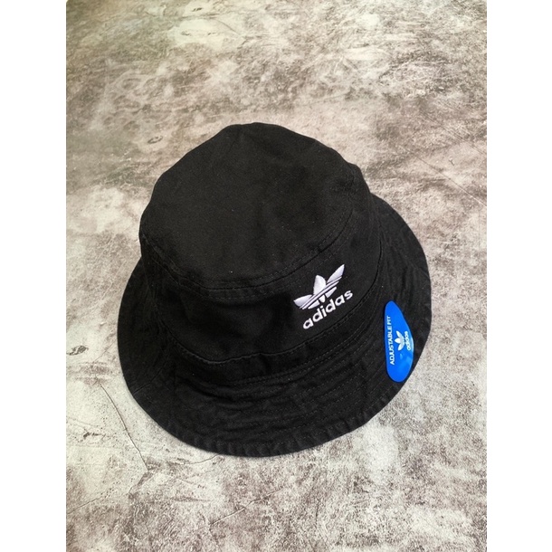 Mũ bucket 3 sọc trefoil logo sẵn 2 màu hàng chuẩn 1:1