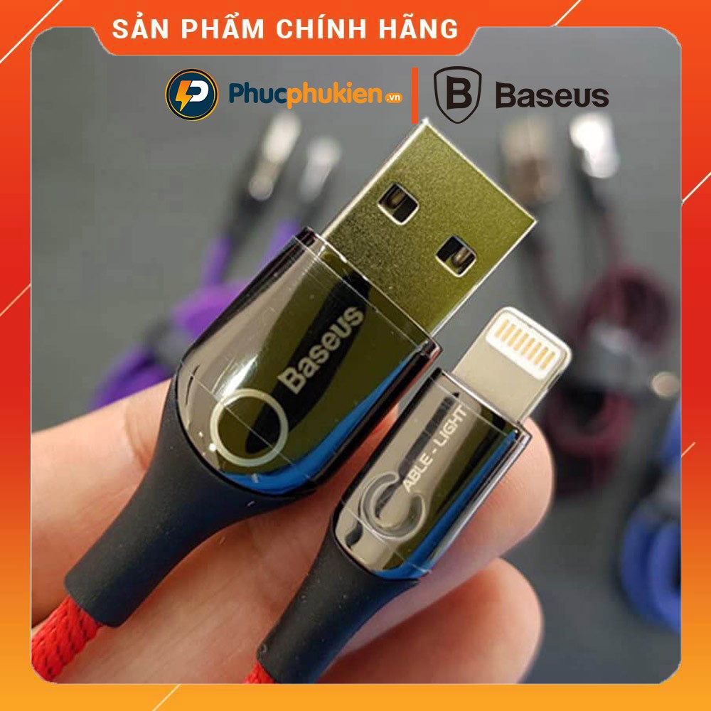 Cáp sạc iPhone tự ngắt khi đầy pin, có đèn báo sạc chính hãng Baseus - bảo hành 12 tháng -Phụ Kiện 39