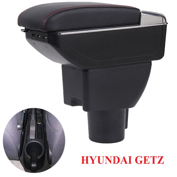 Hộp tỳ tay ô tô Hyundai Getz tích hợp 7 cổng USB DUSB-GTZ