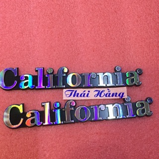 Tem chữ Califonia giá cho 1 đôi