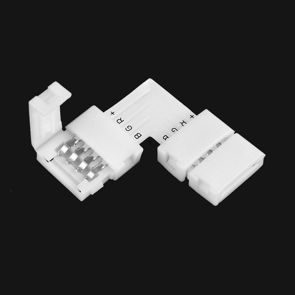 1 / 5 / 10 Đầu Nối Đèn LED 3528 5050 Góc Kẹp 10mm