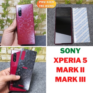 Cường lực sony xperia 5 - xperia 5 II - xperia 5 III nano 9h+ siêu bền, ppf full  màn có trong nhám hoa văn trước sau