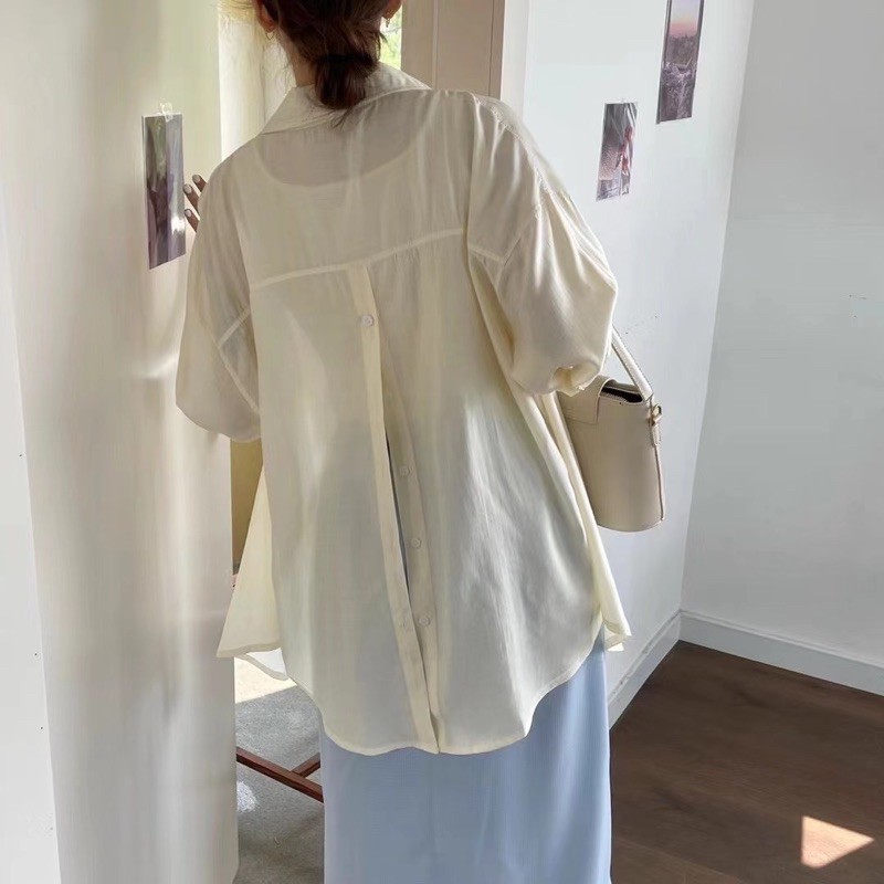 áo sơ mi giấy xẻ lưng comic | BigBuy360 - bigbuy360.vn